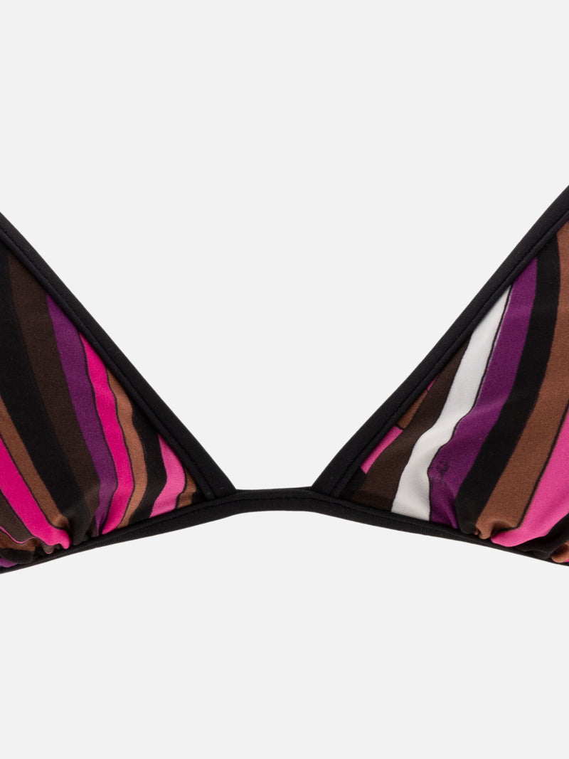 Vietti Pucci Top bikini con stampa Iride Fino Al -60%