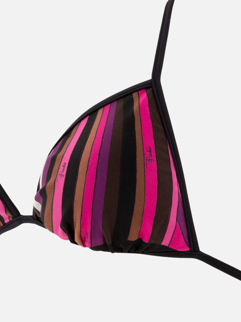 Vietti Pucci Top bikini con stampa Iride Fino Al -60%