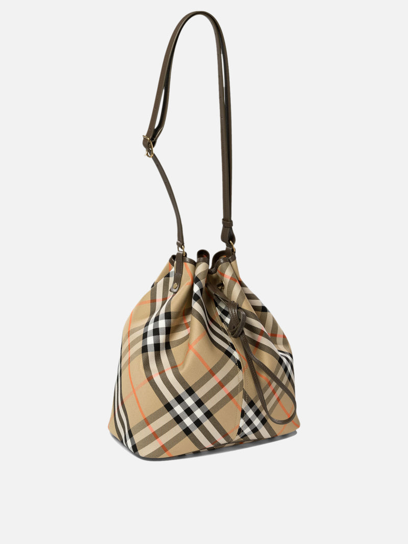 Vietti Burberry Borsa a secchiello "Vintage Check" Qualità