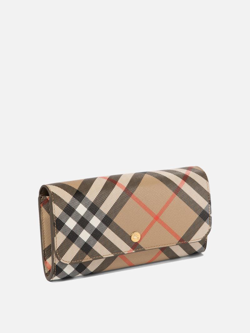 Vietti Burberry Portafoglio continental Check Outlet