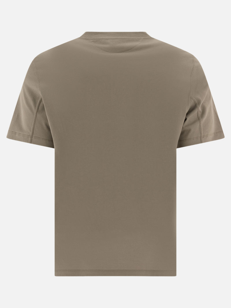 Vietti Brunello Cucinelli T-shirt in jersey con logo Nuova