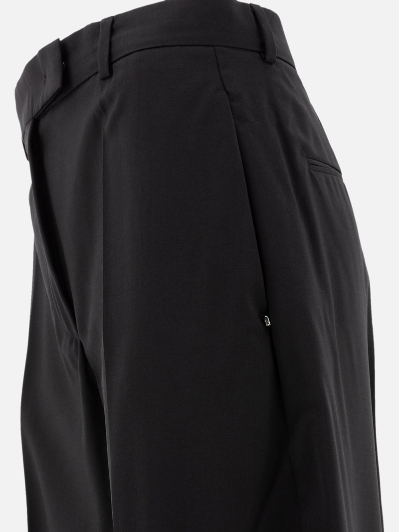 Vietti Max Mara Sportmax Pantaloni oversize in lana stretch Shopping Online