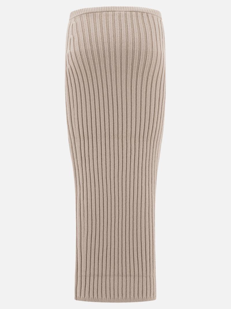 Vietti Max Mara Gonna in maglia di lana e cashmere Presa