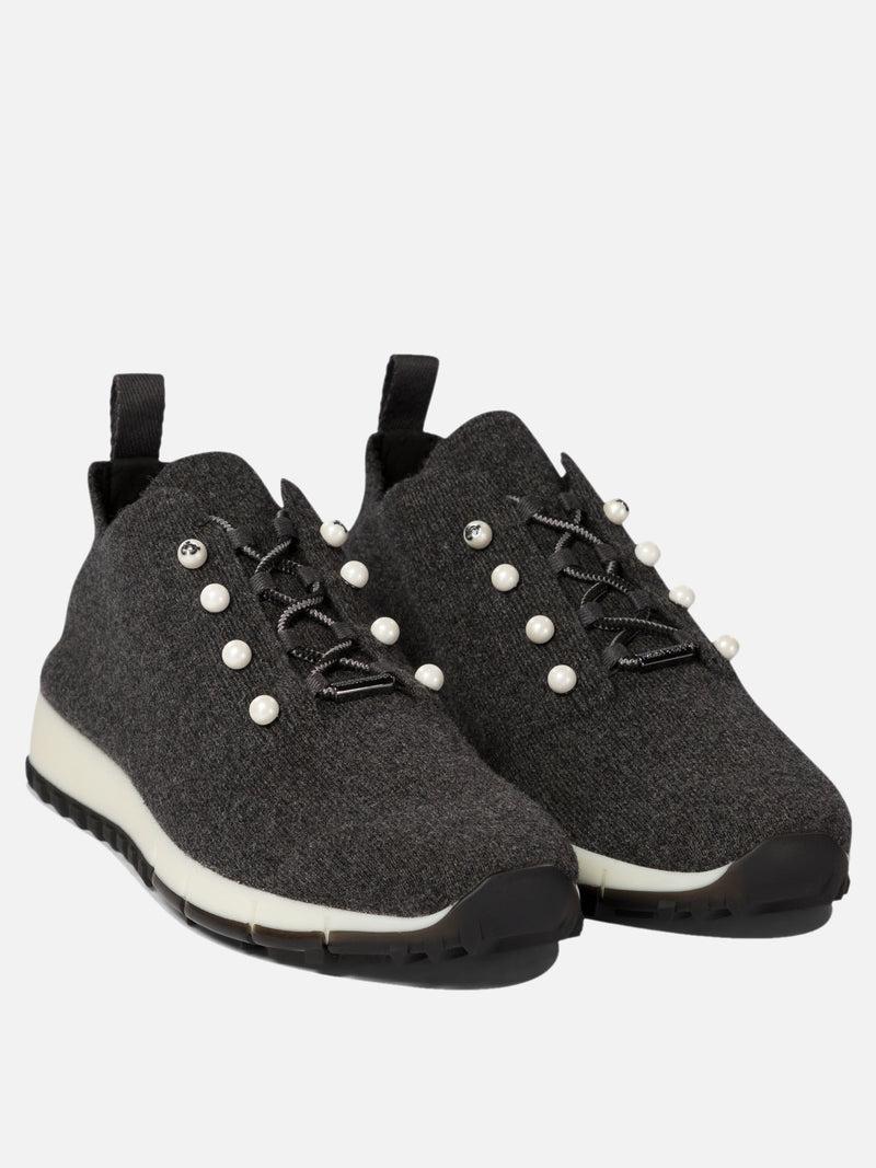 Vietti Jimmy Choo Sneaker in cashmere "Veles" Offerta migliore