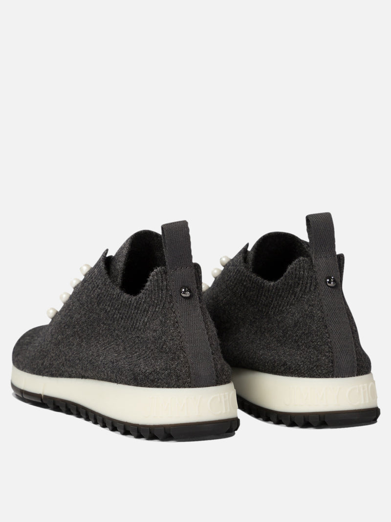 Vietti Jimmy Choo Sneaker in cashmere "Veles" Offerta migliore