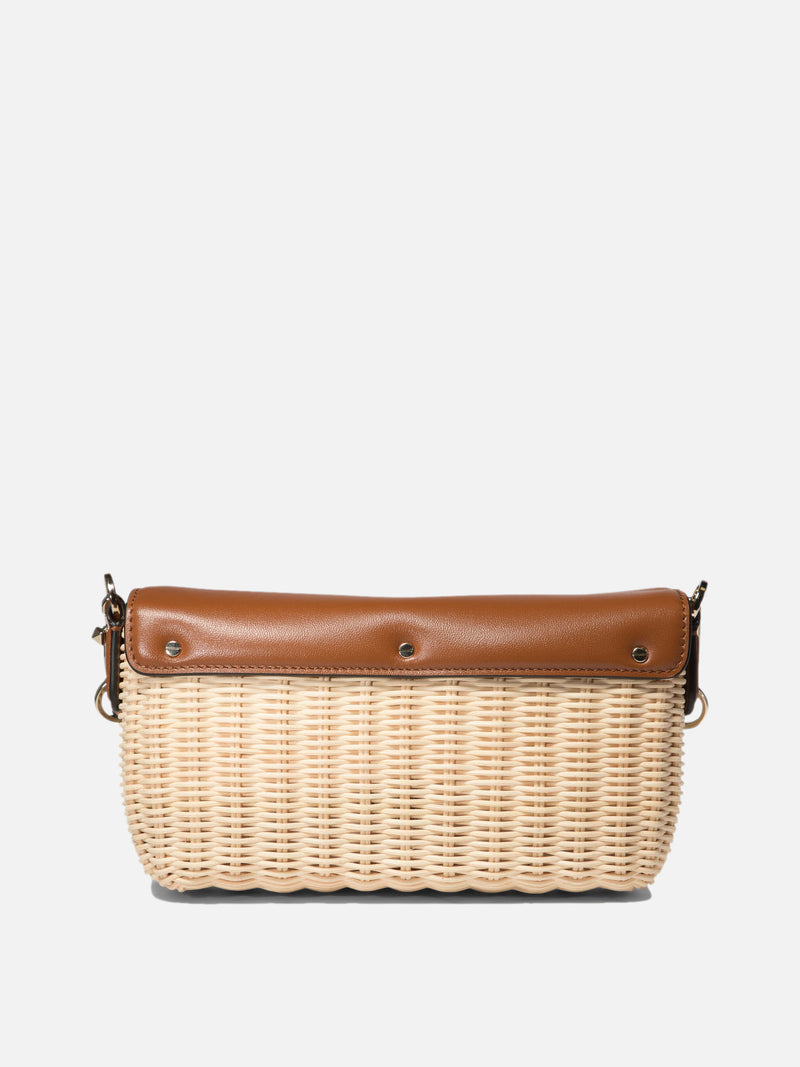 Vietti Valentino Garavani Borsa a tracolla "Locò" in midollino Shopping Online