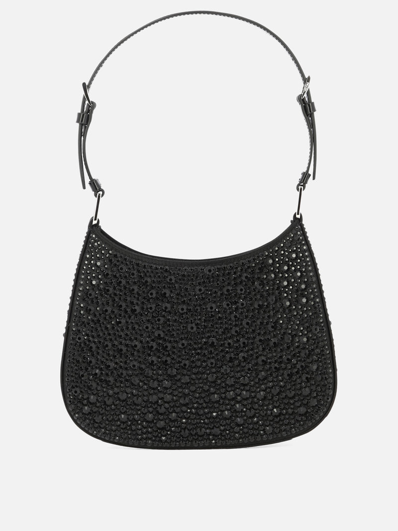 Vietti Prada Borsa "Prada Cleo" in raso con cristalli Online