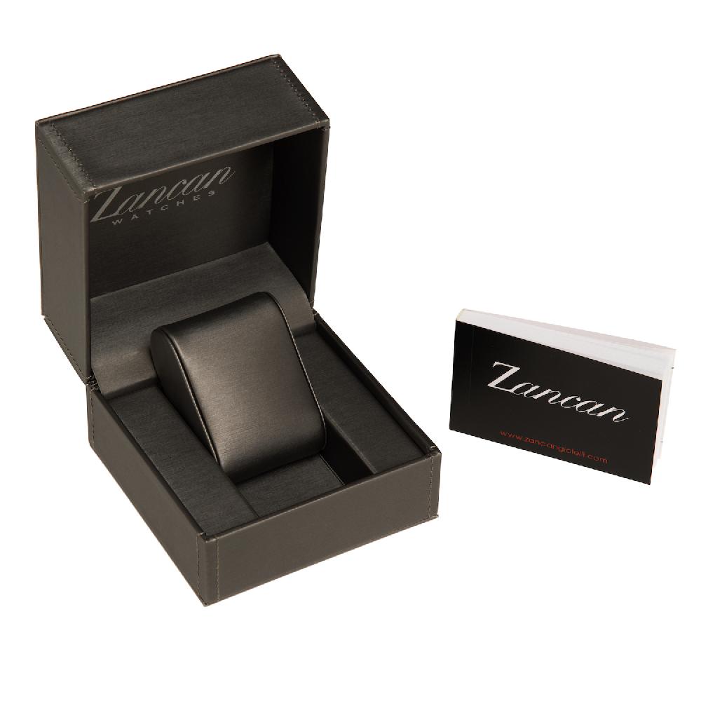 ﻿Zancan Orologio solo tempo Zancan in acciaio con datario e cinturino in silicone Promozione