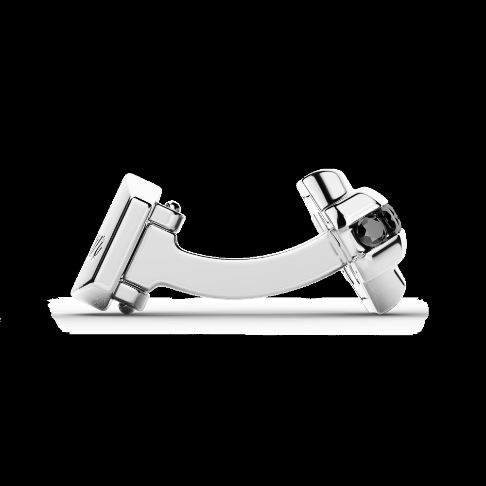 Zancan Gemelli Zancan in argento con pietre nere Sottocosto