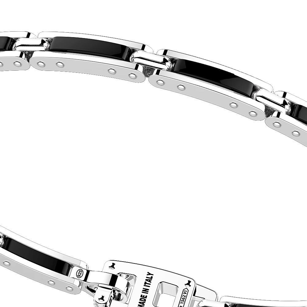 Zancan Bracciale Zancan in argento e ceramica Vendita Calda
