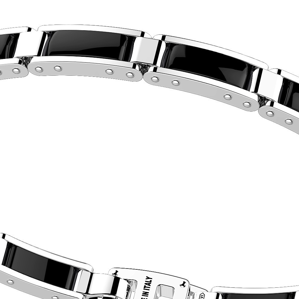 Zancan Bracciale Zancan in argento e ceramica Vendita Economica