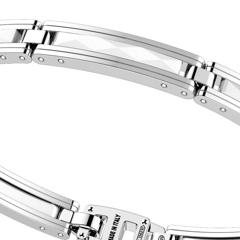 Zancan Bracciale Zancan in argento e ceramica Italia