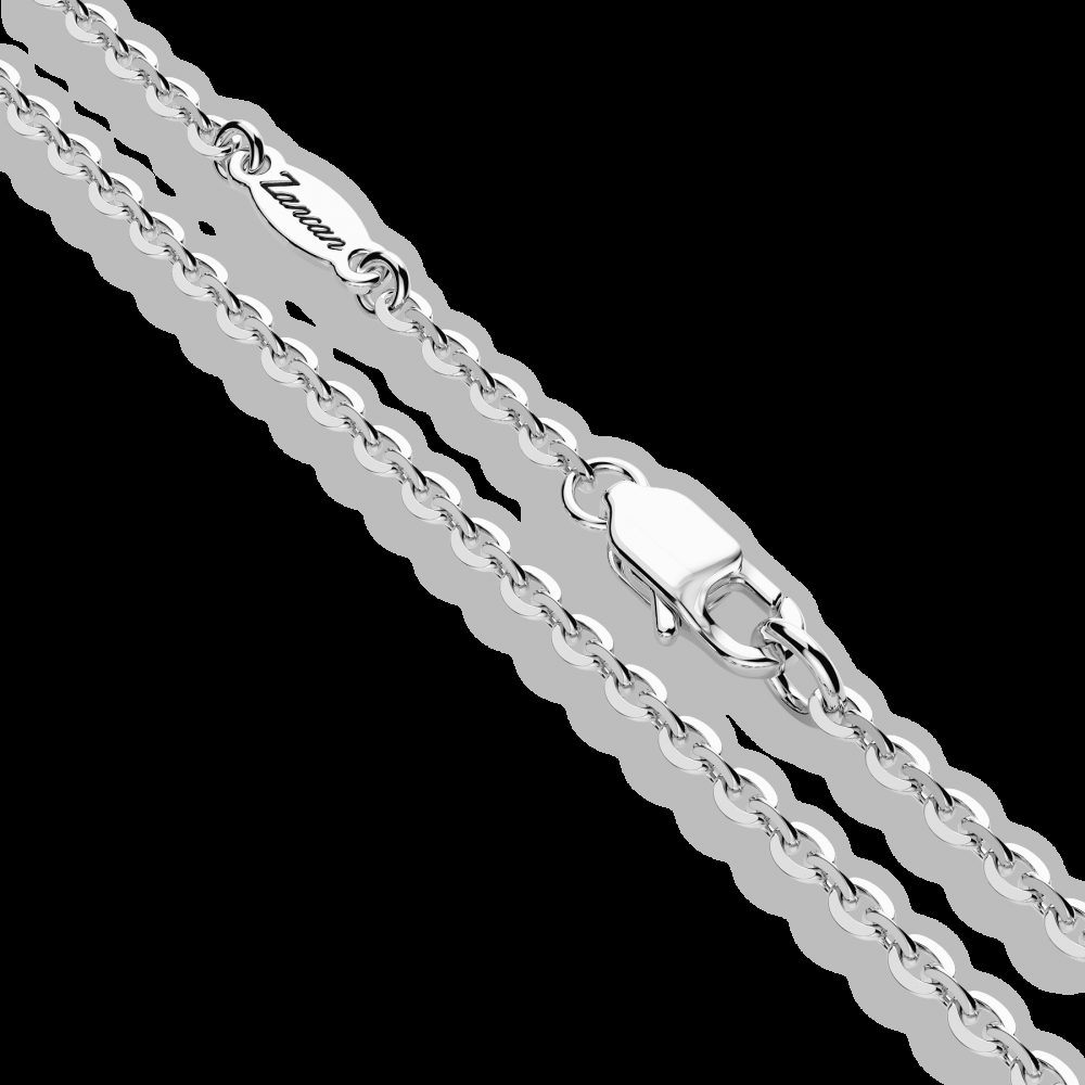 Zancan Collana Bugatti con targa in argento Qualità Garantita
