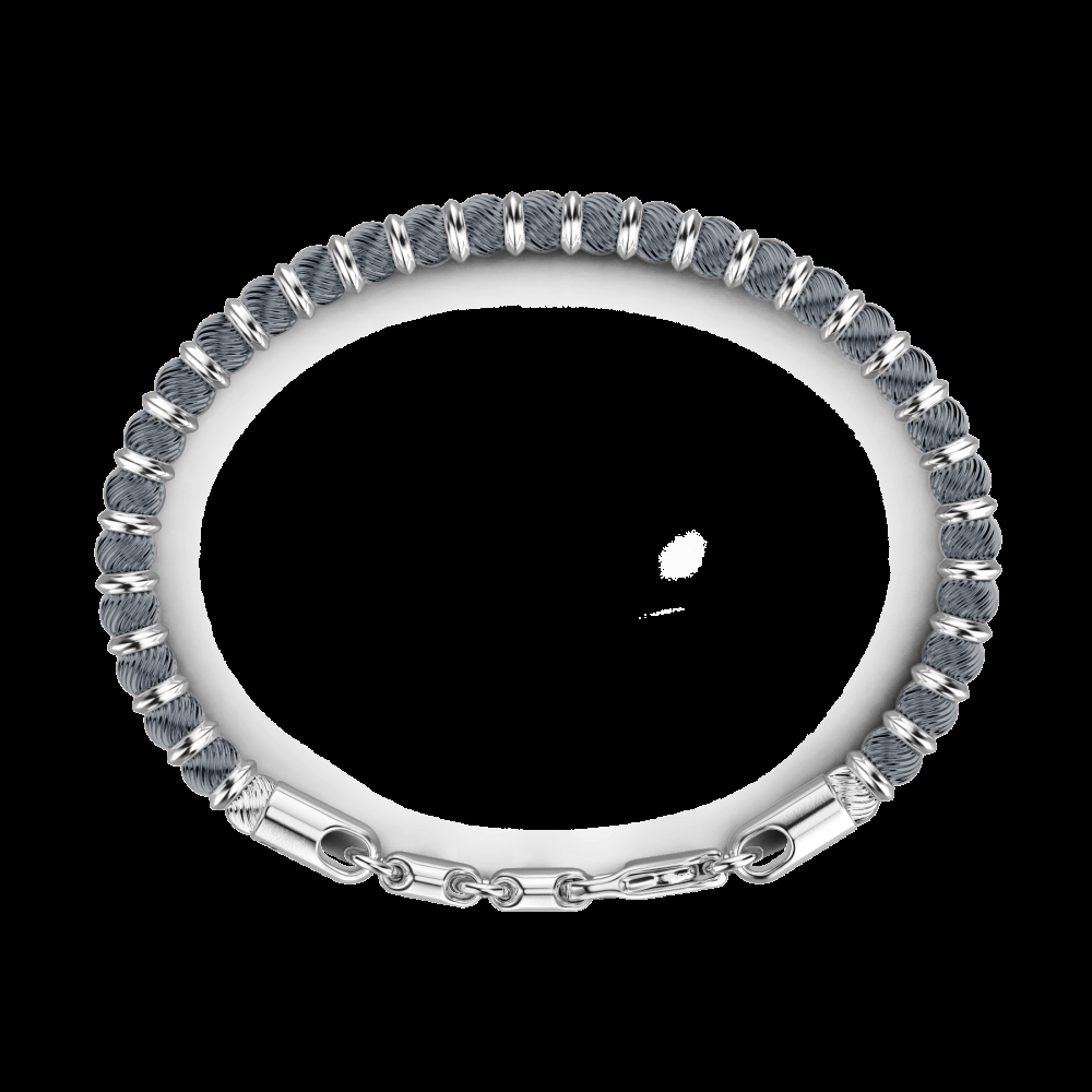 Zancan Bracciale Zancan morbido in argento a sfere Promozione Limitata