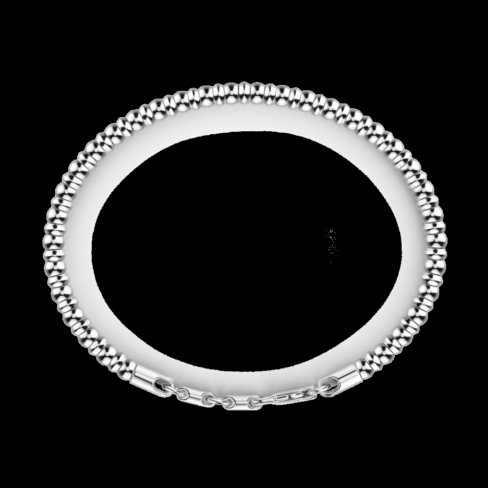 Zancan Bracciale Zancan morbido in argento a sfere Online