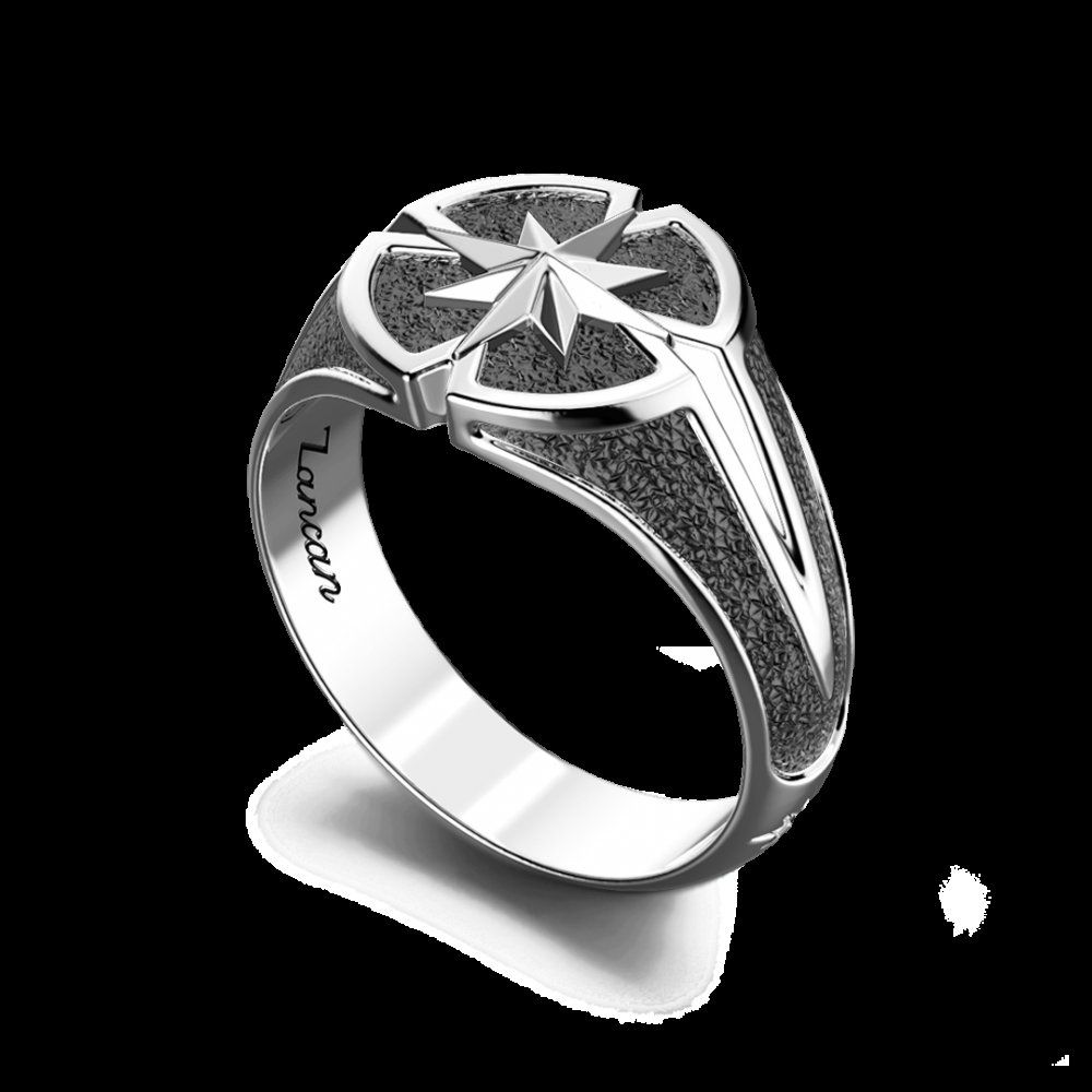 Zancan Anello Zancan in argento con rosa dei venti Vendita