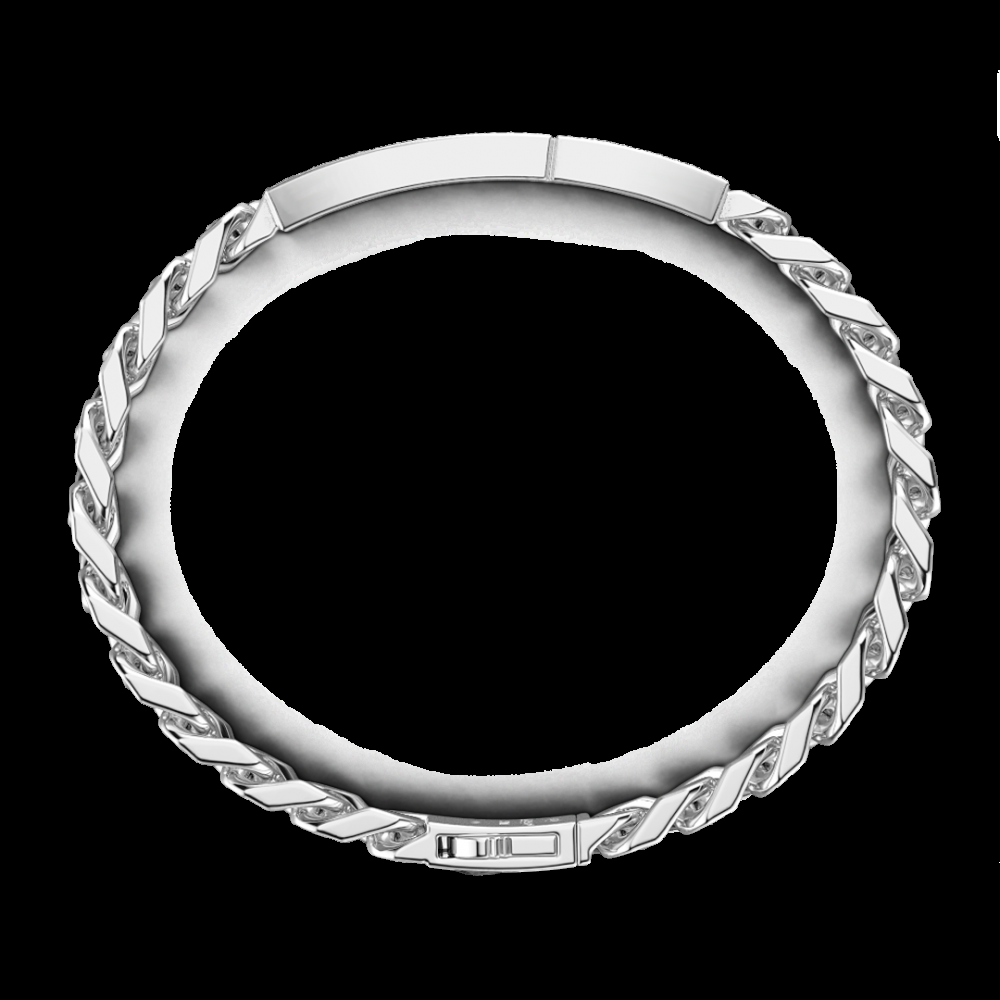Zancan Bracciale grumetta Zancan in argento con pietre nere Fino al 65% di sconto