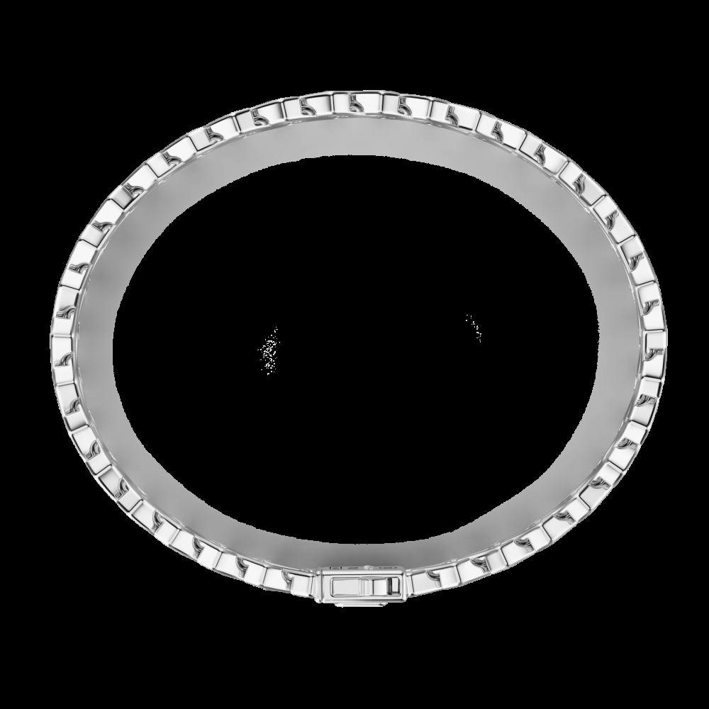 Zancan Bracciale solo maglia Zancan in argento con pietre Outlet