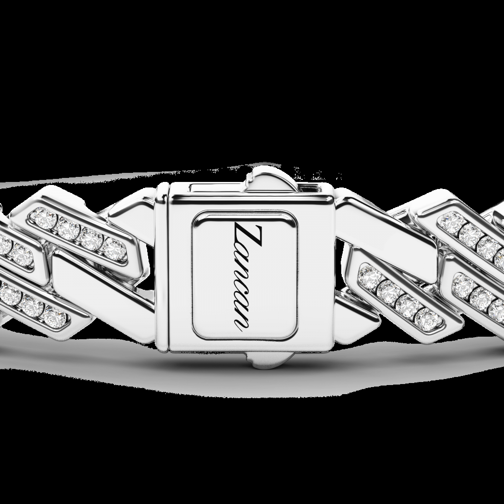 Zancan Bracciale solo maglia Zancan in argento con pietre Outlet