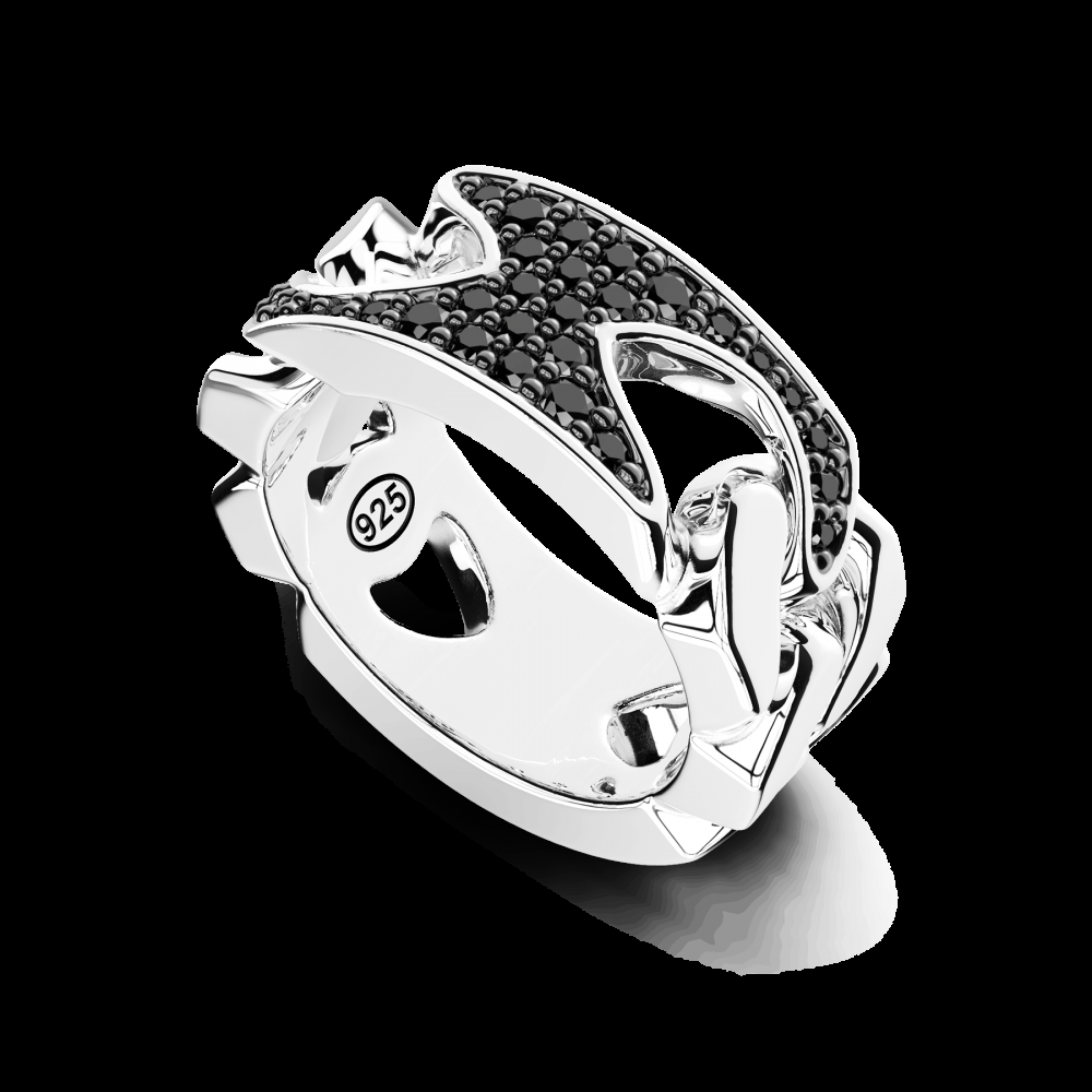 Zancan Anello Zancan in argento e pietre naturali In Vendita