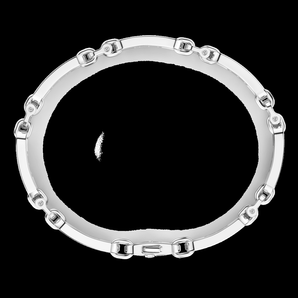 Zancan Bracciale Zancan in argento con targa e pietre nere 2025
