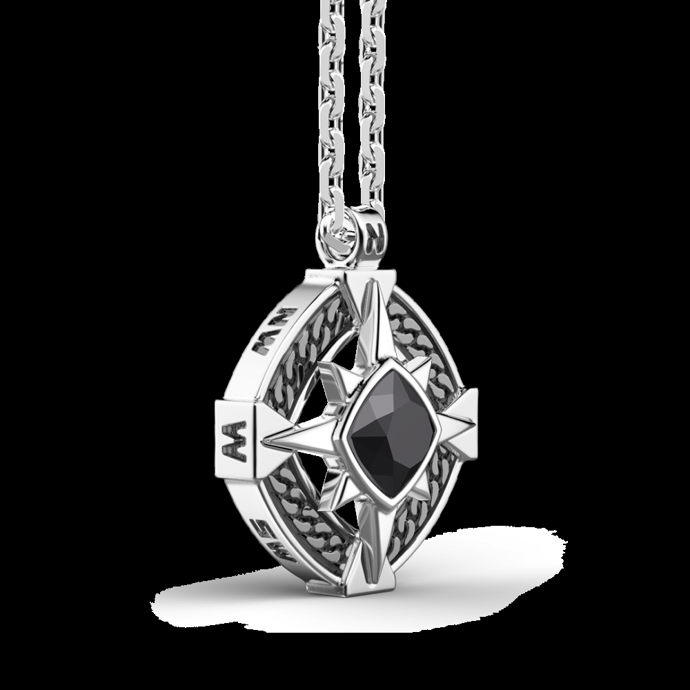 Zancan Collana in argento con onice sul pendente Acquista Ora