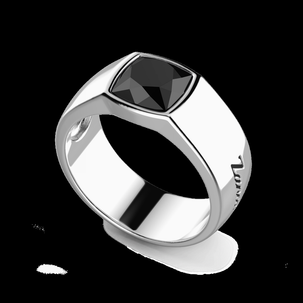 Zancan Anello in argento con pietra onice Shopping Online