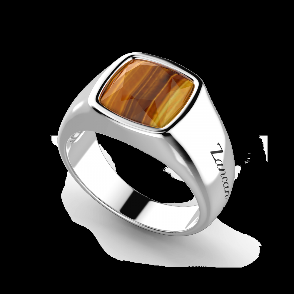 Zancan Anello in argento con occhio di tigre Offerta