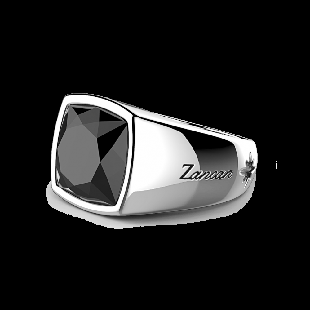 Zancan Anello in argento con grande onice naturale Saldi