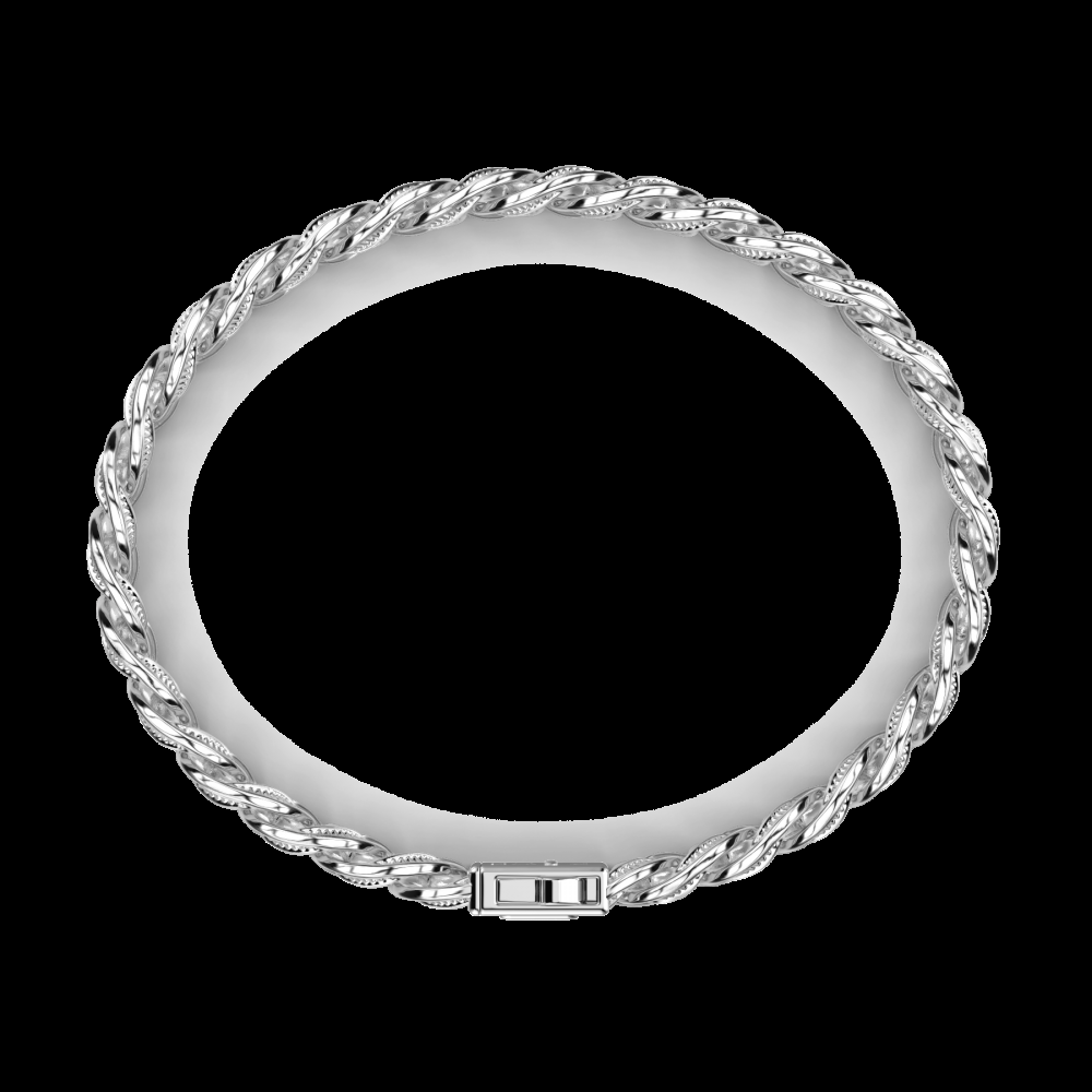 Zancan Bracciale grumetta Zancan in argento con finitura striata Moda