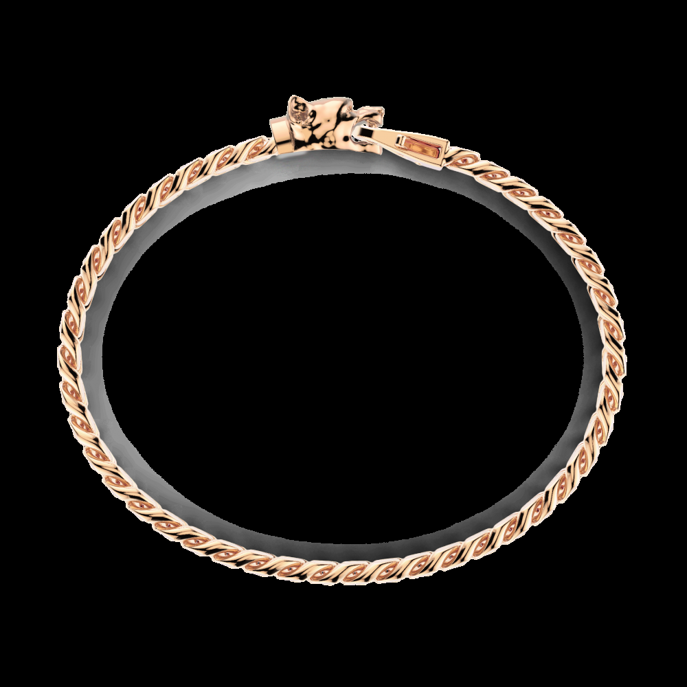 Zancan Bracciale a grumetta Zancan in argento con chiusura a testa di pitbull 2025