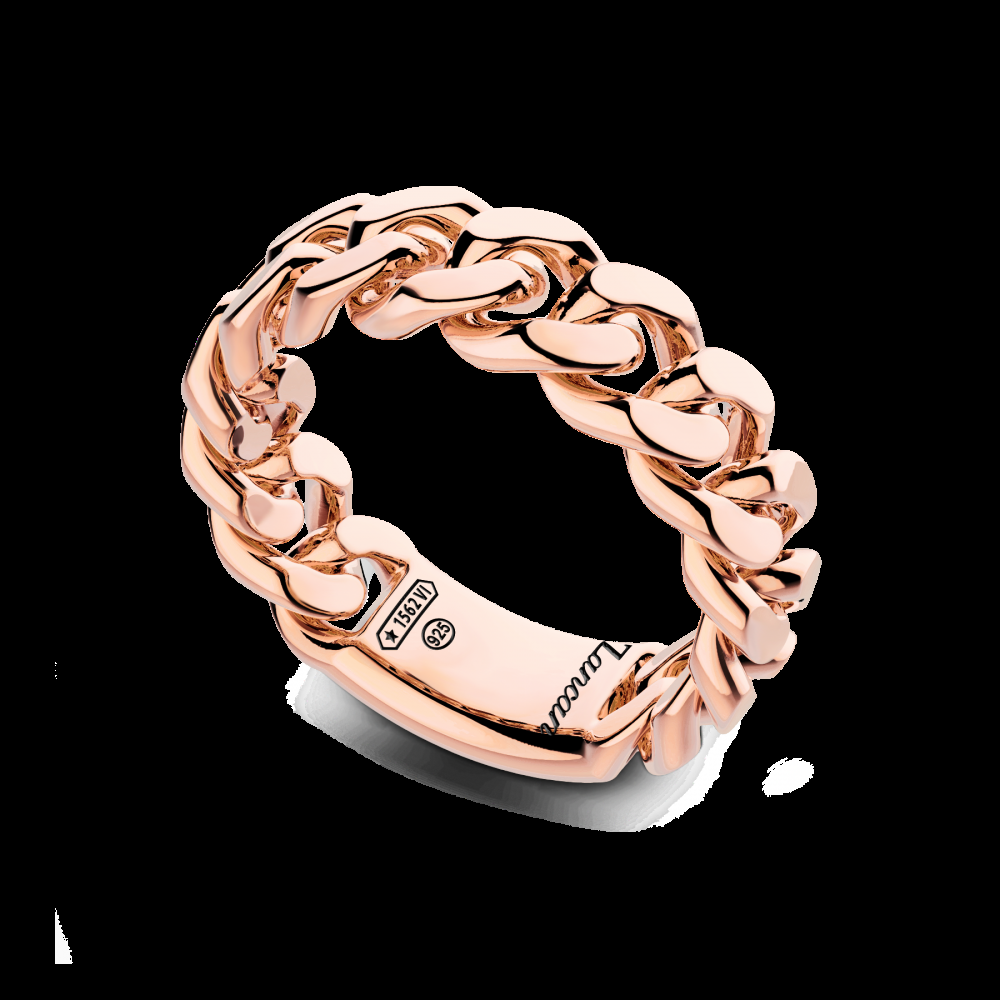 Zancan Anello in argento con groumette Spedizione Gratuita