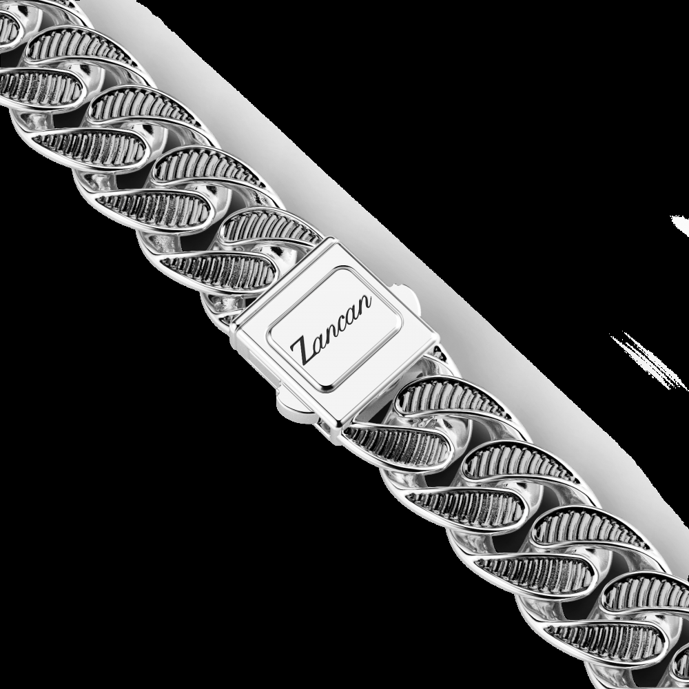 Zancan Collana a grumetta Zancan con finiture striate in colore nero Sconto