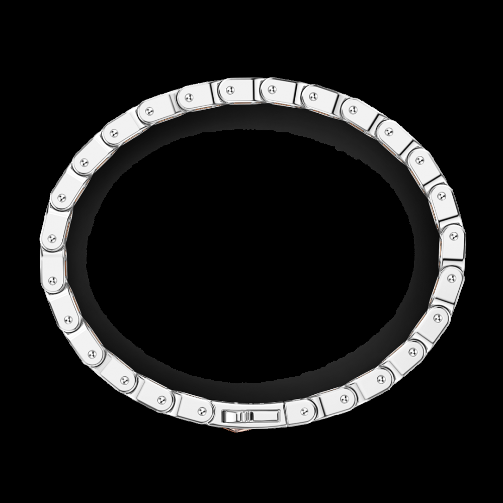 Zancan Bracciale da uomo Zancan in argento e oro rosa Hotsell