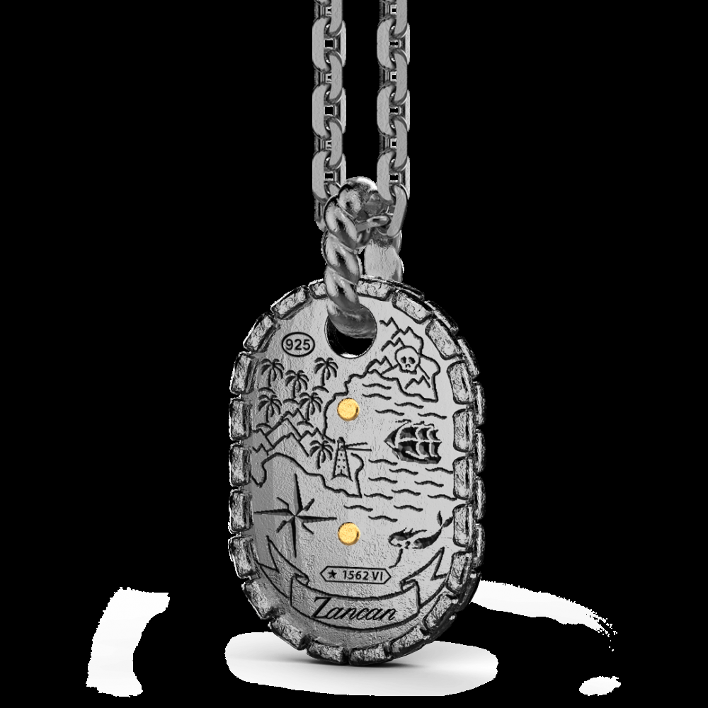 Zancan Collana Zancan in argento brunito con faro Shopping Online
