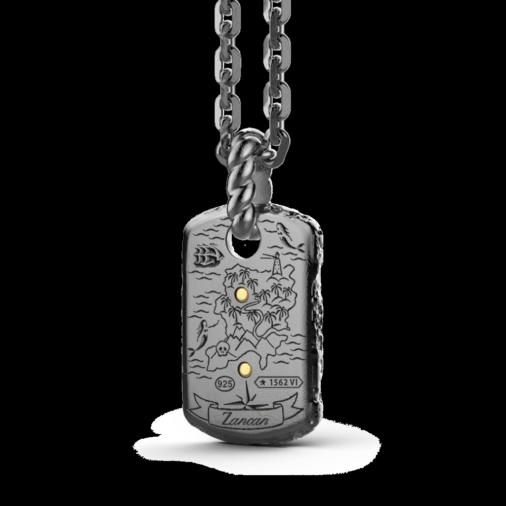 Zancan Collana Zancan in argento brunito con sommozzatore Fino al 65% di sconto