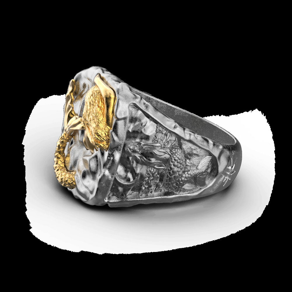 Zancan Anello Zancan in argento brunito con sirena Convenienza