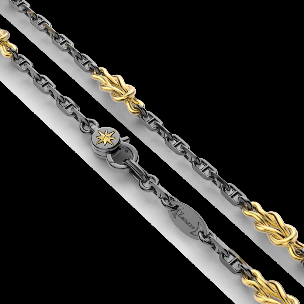 Zancan Collana in argento con nodi marini Outlet