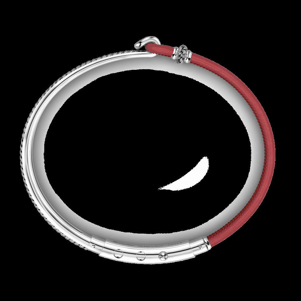 Zancan Bracciale Zancan in argento e pelle naturale Promozione Limitata