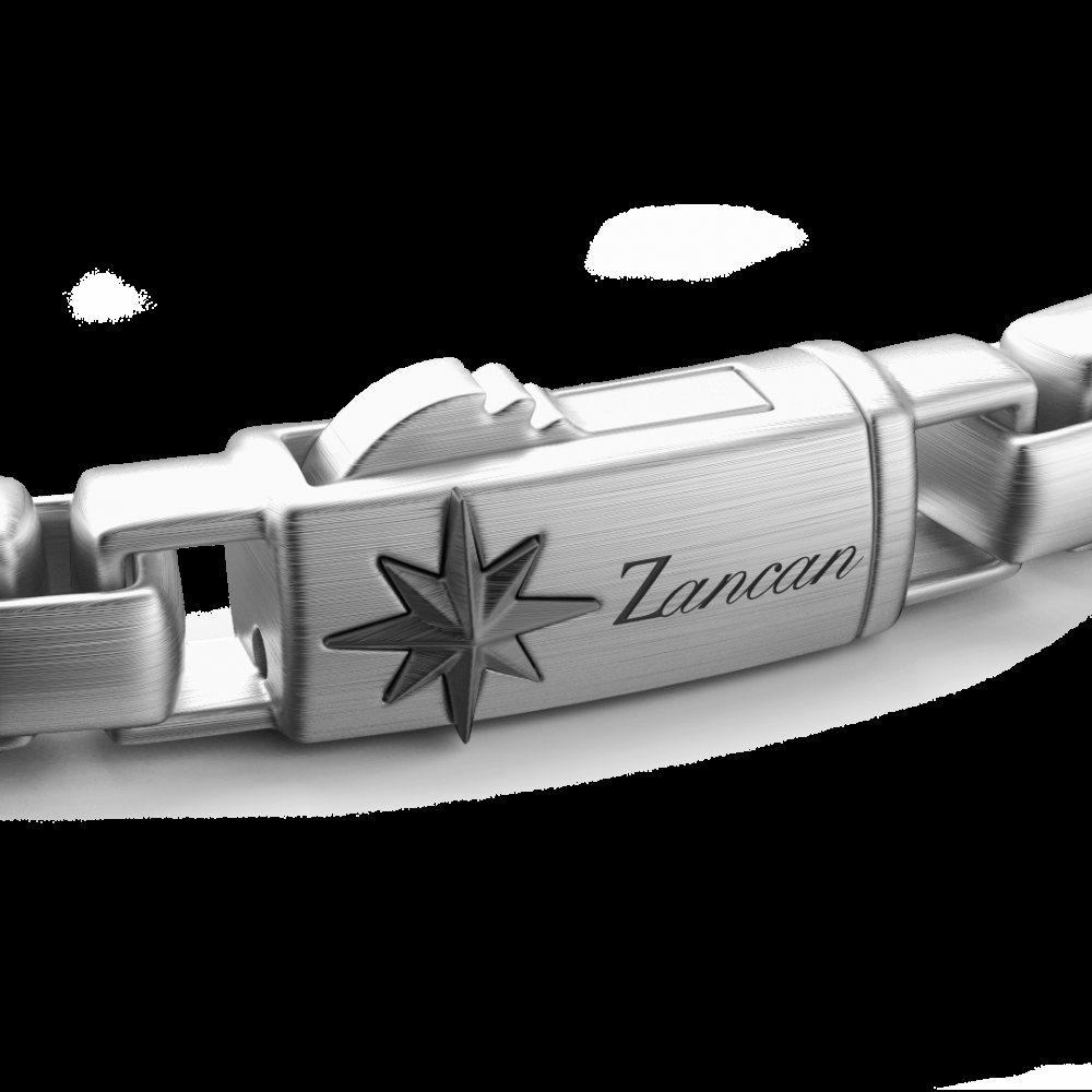 Zancan Bracciale a maglia Zancan in argento con teschi Sconto