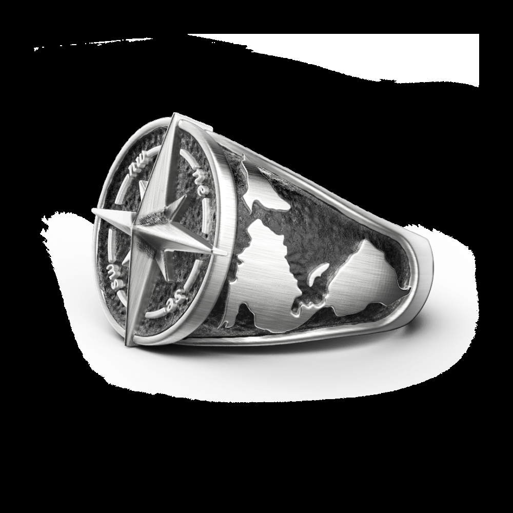 Zancan Anello Zancan in argento con finitura vintage Saldi Di Fabbrica