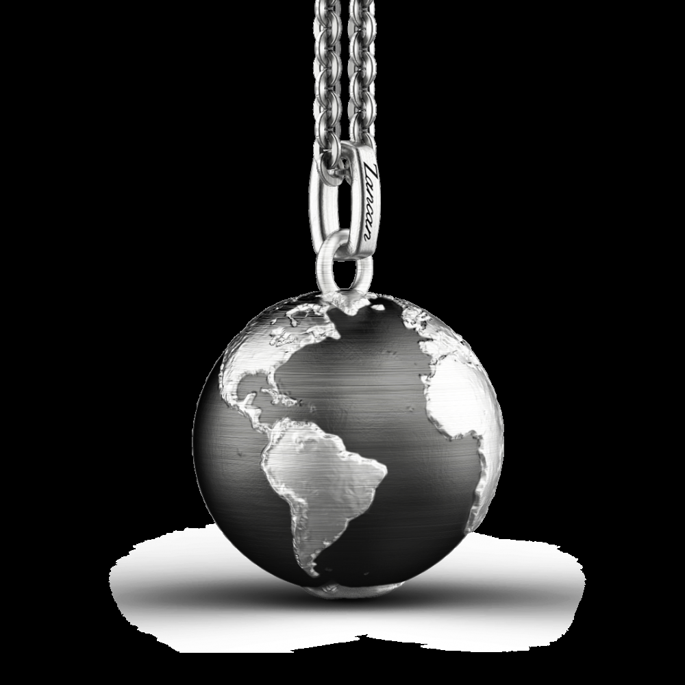 Zancan Collana Zancan in argento con pendente a globo Negozio