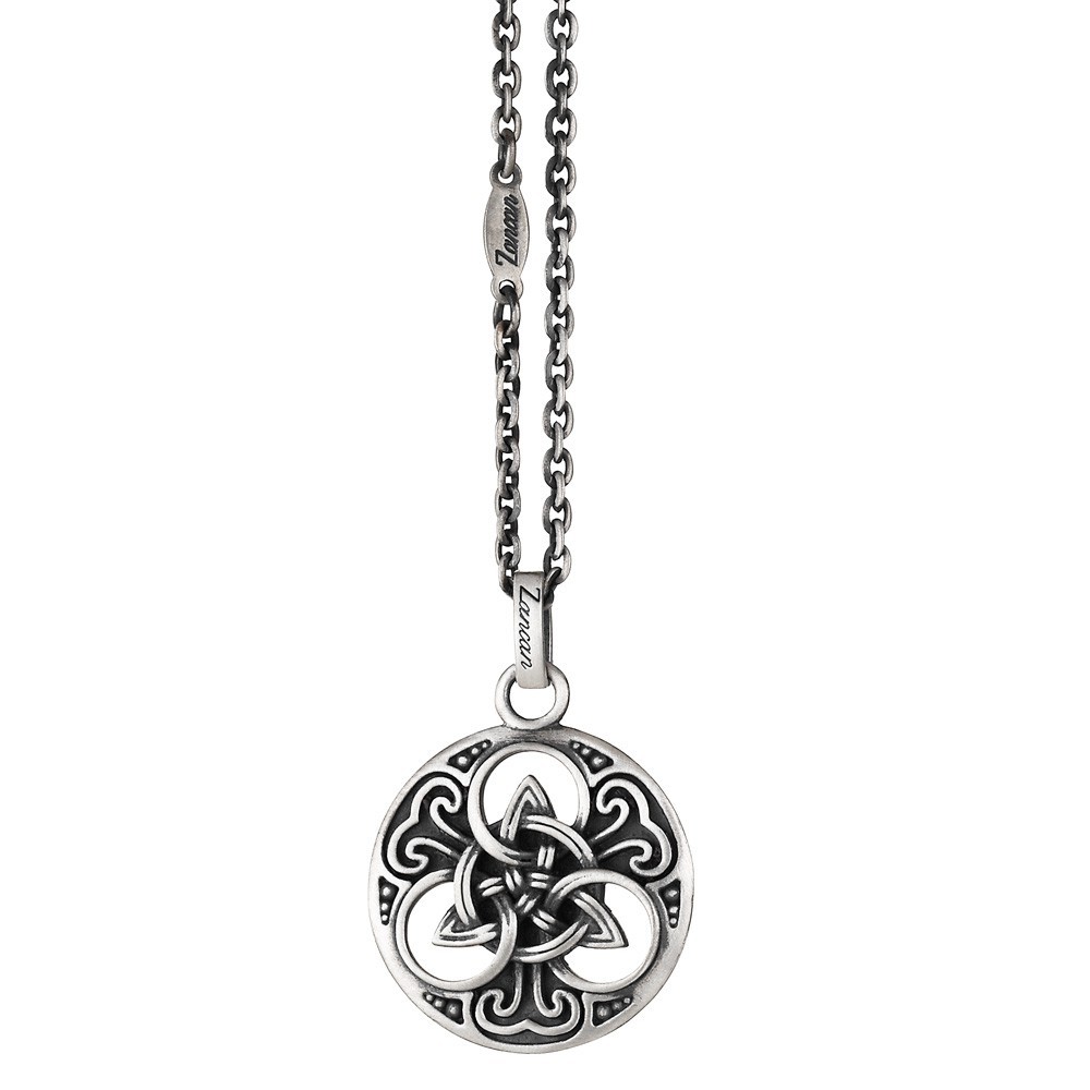 Zancan Collana Zancan in argento con pendente celtico Nuova