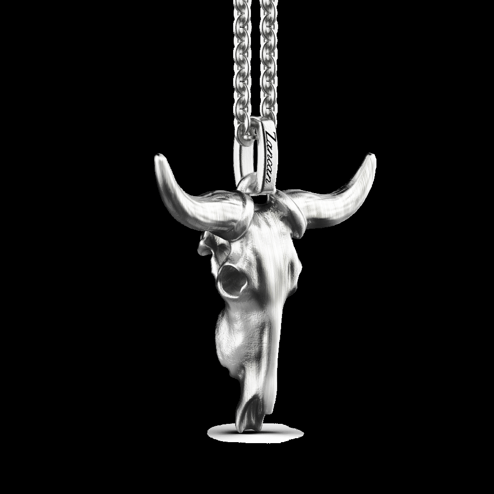Zancan Collana Zancan in argento con pendente a bufalo Moda