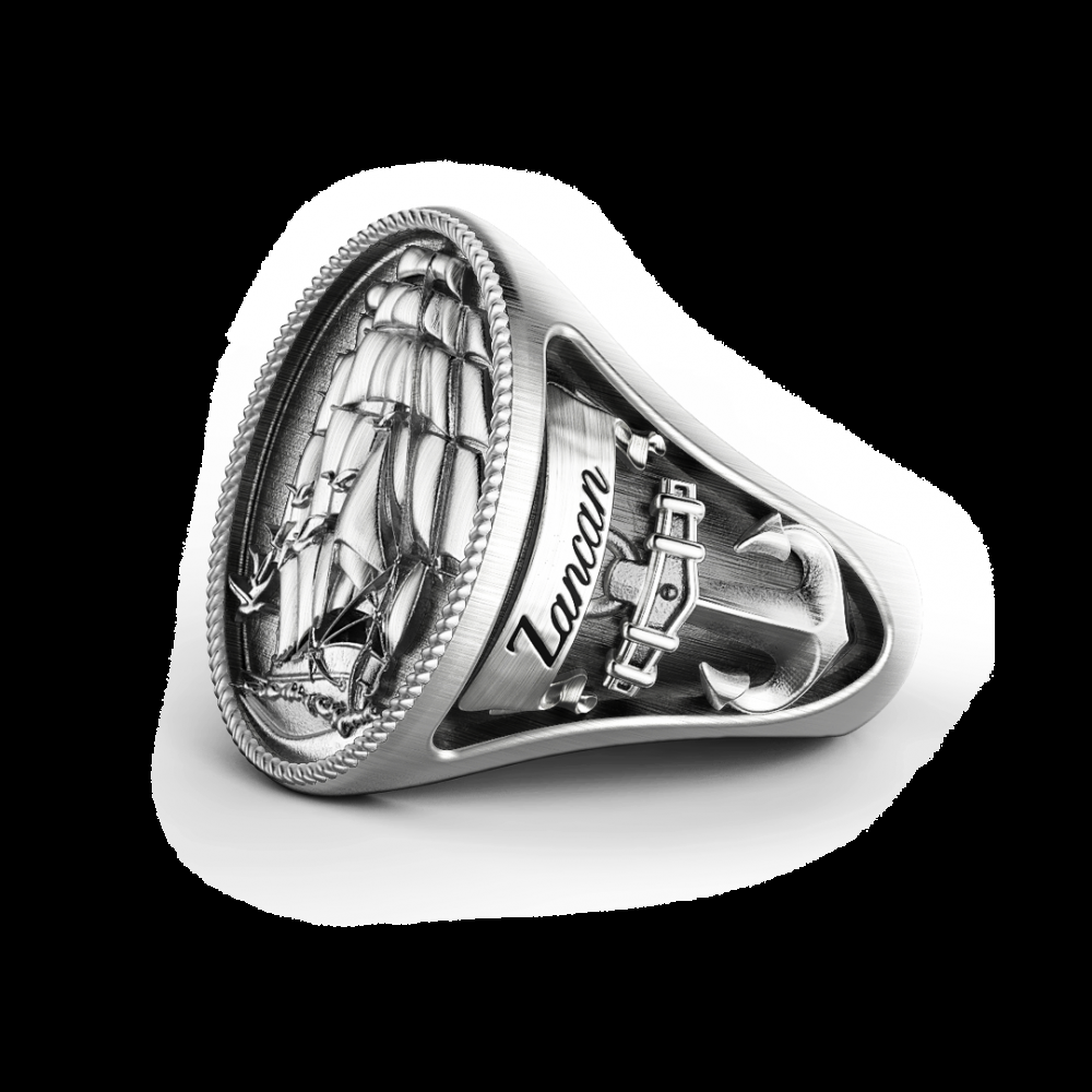 Zancan Anello Zancan in argento con finitura vintage Spedizione Gratuita