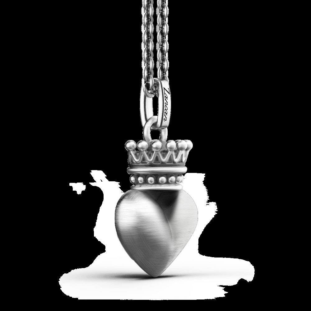 Zancan Collana Zancan in argento con cuore Qualità Garantita