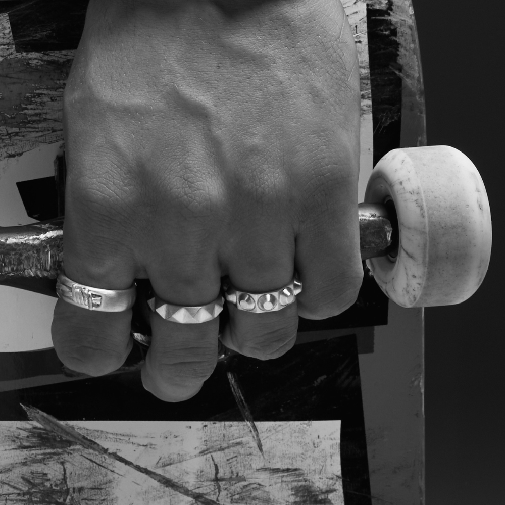 Zancan Anello Zancan Studio in argento Consegna Veloce