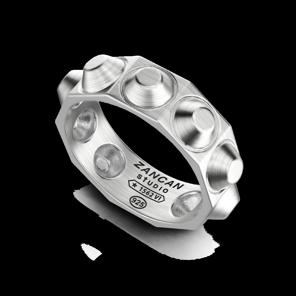 Zancan Anello Zancan Studio in argento Consegna Veloce