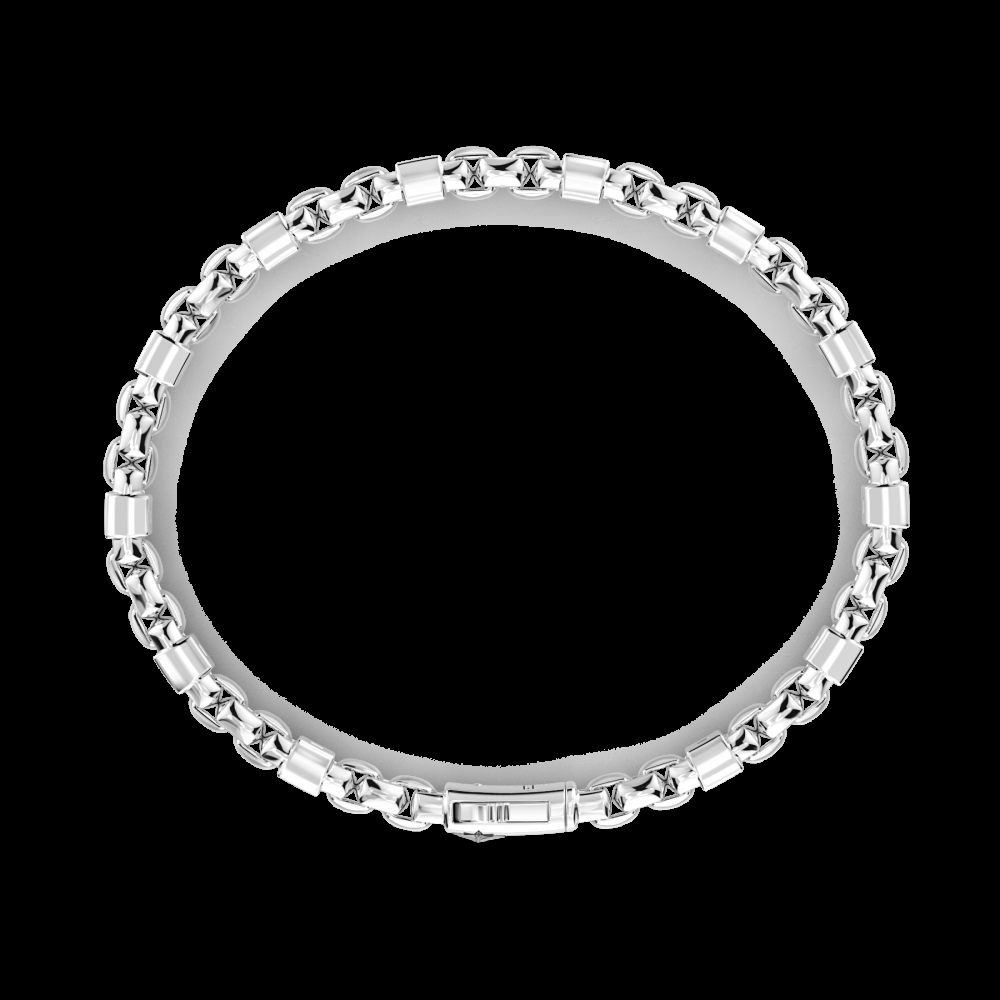 Zancan Bracciale Zancan in argento 925 con pietre naturali Sottocosto