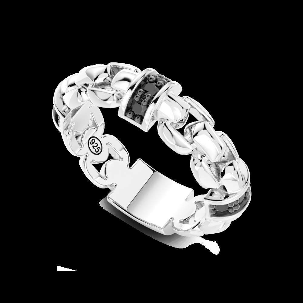 Zancan Anello Zancan in argento con pietre naturali Sconto